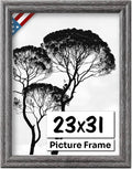 Barnwood Gray 23x31 Picture Frame.75 in Wide - Rustic Solid Wood