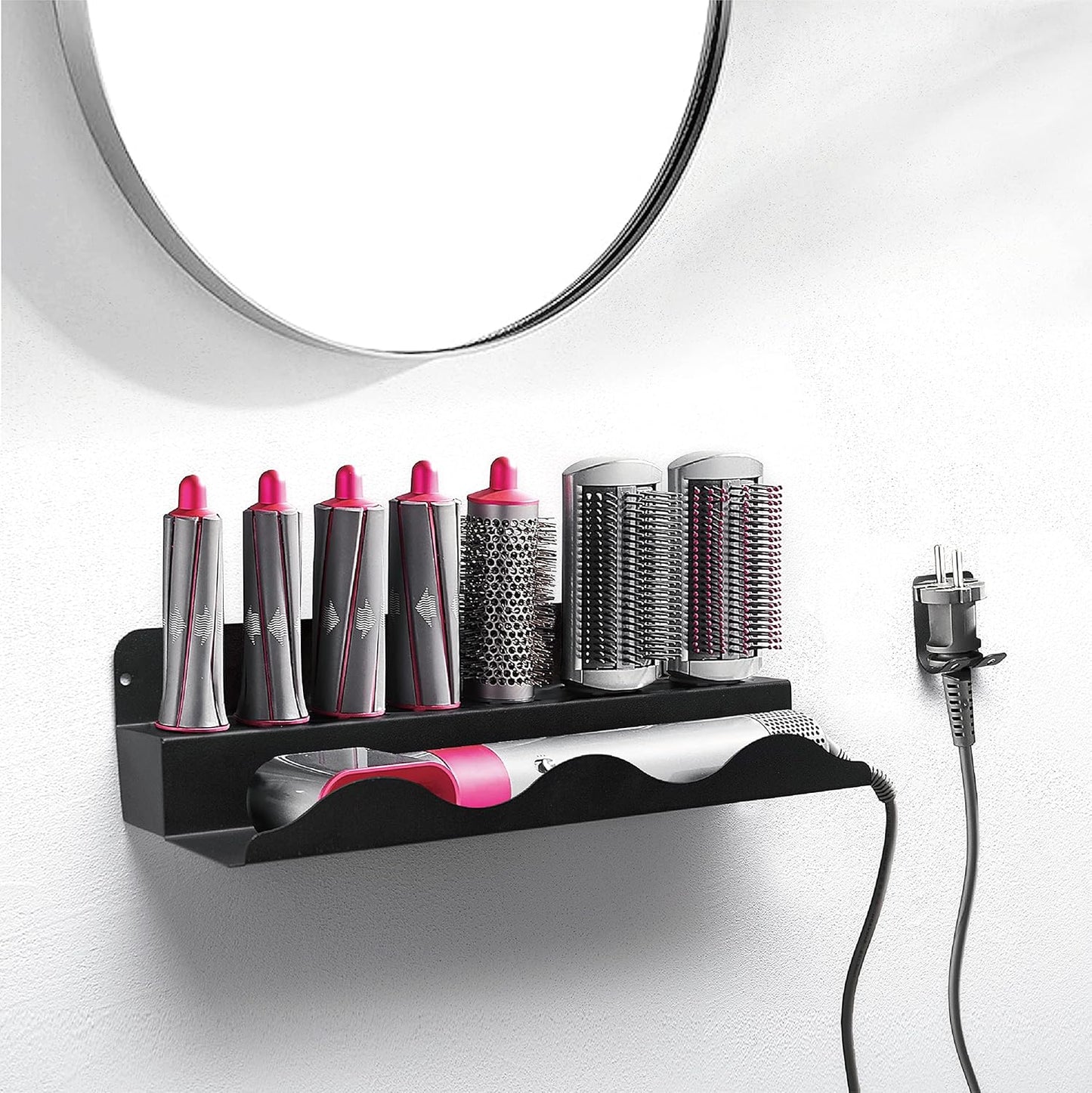 DALUOBO Hair Curler Storage Rack: Organize With Style