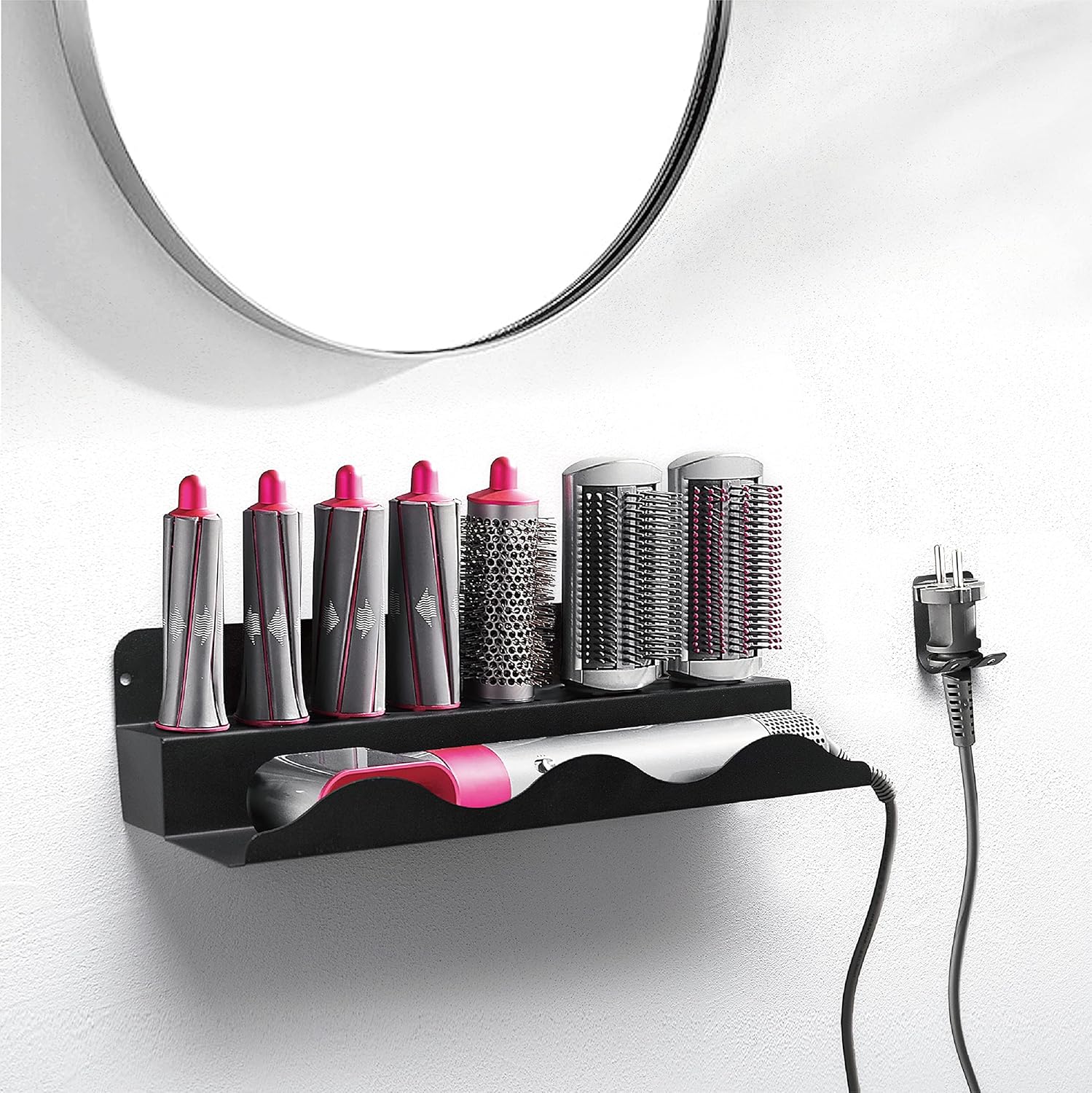 DALUOBO Hair Curler Storage Rack: Organize With Style