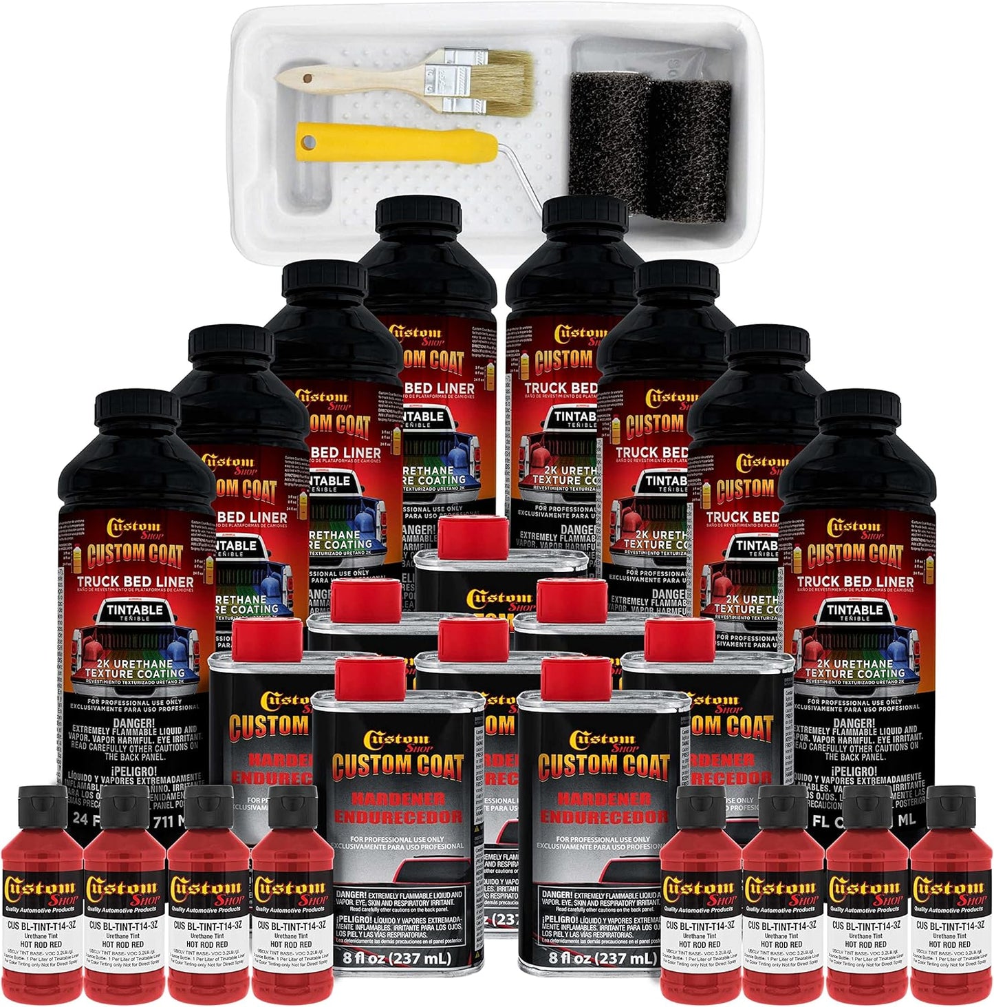 Custom Coat Hot Rod Red 2 Gallon Truck Bed Liner Kit Review