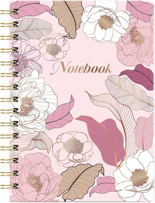 Pinchoco College-Ruled Spiral Journal: Strong Twin-Wire Binding, Premium Paper