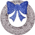 60in Pre-Lit Outdoor Christmas Wreath with Bow - Bright, Weatherproof