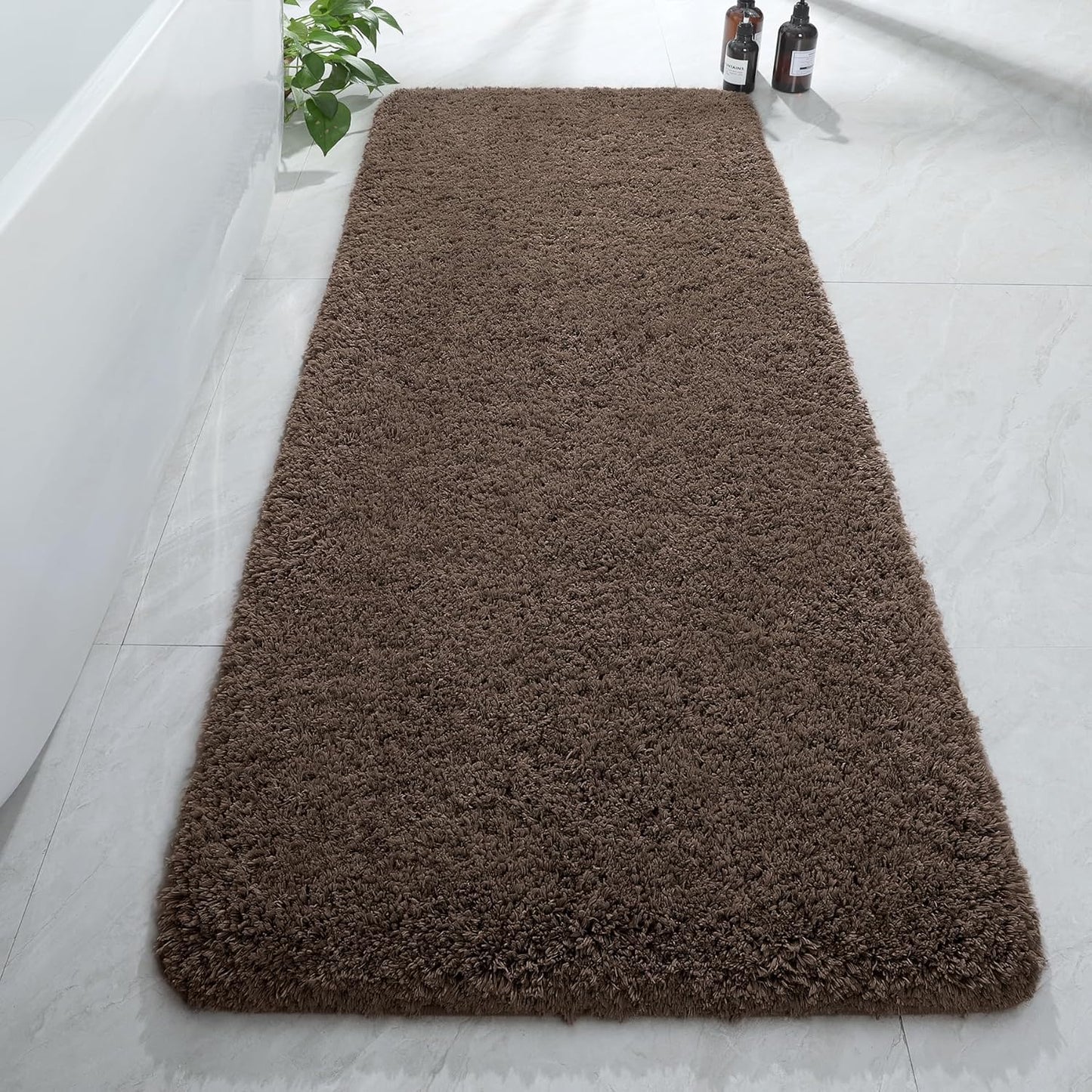 AROGAN Luxury Long Bathroom Runner Rug, Soft and Absorbent Mat