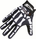 Azarxis Adjustable Skeleton Cycling Gloves - Breathable, Anti-Slip Fit