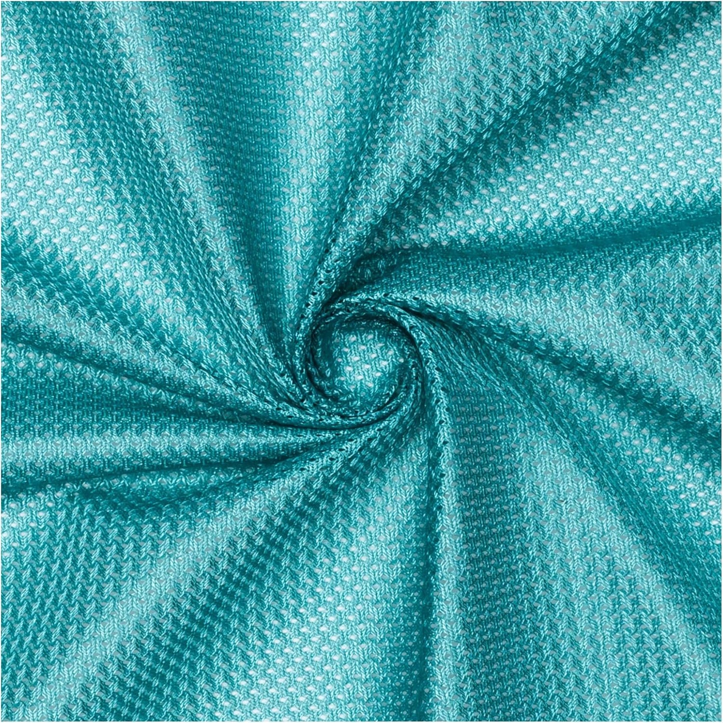 Pico Textiles 15 Yards Teal Polyester Micro Mesh Jersey Fabric