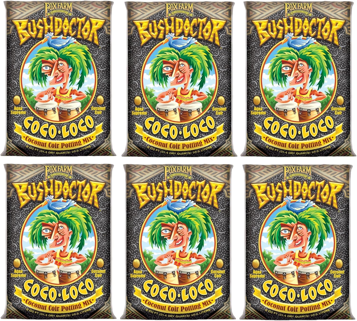FoxFarm Bush Doctor Coco Loco Potting Mix for Healthy Plants
