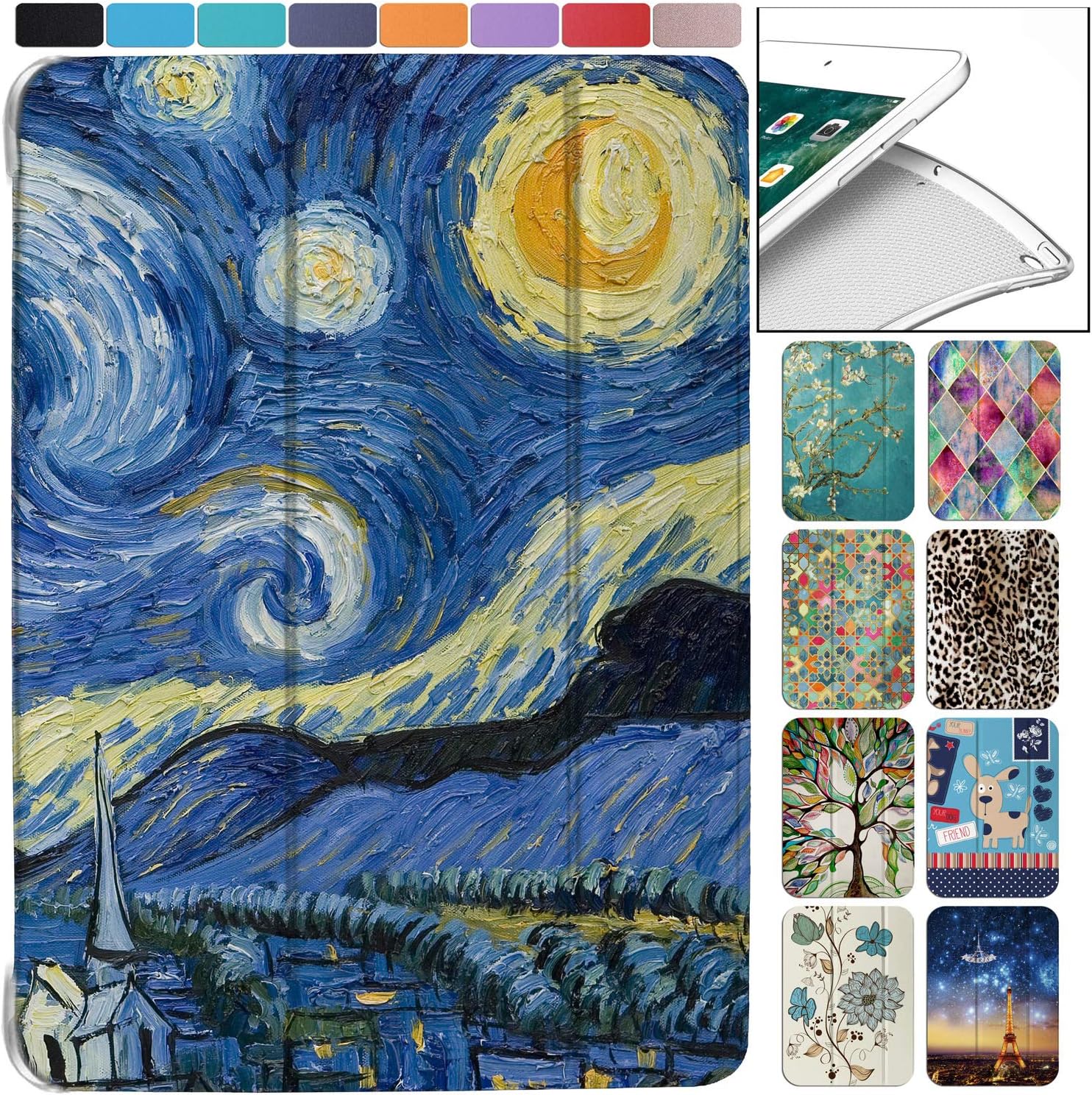 DuraSafe iPad Mini 4 Case - Starry Night Design for Protection
