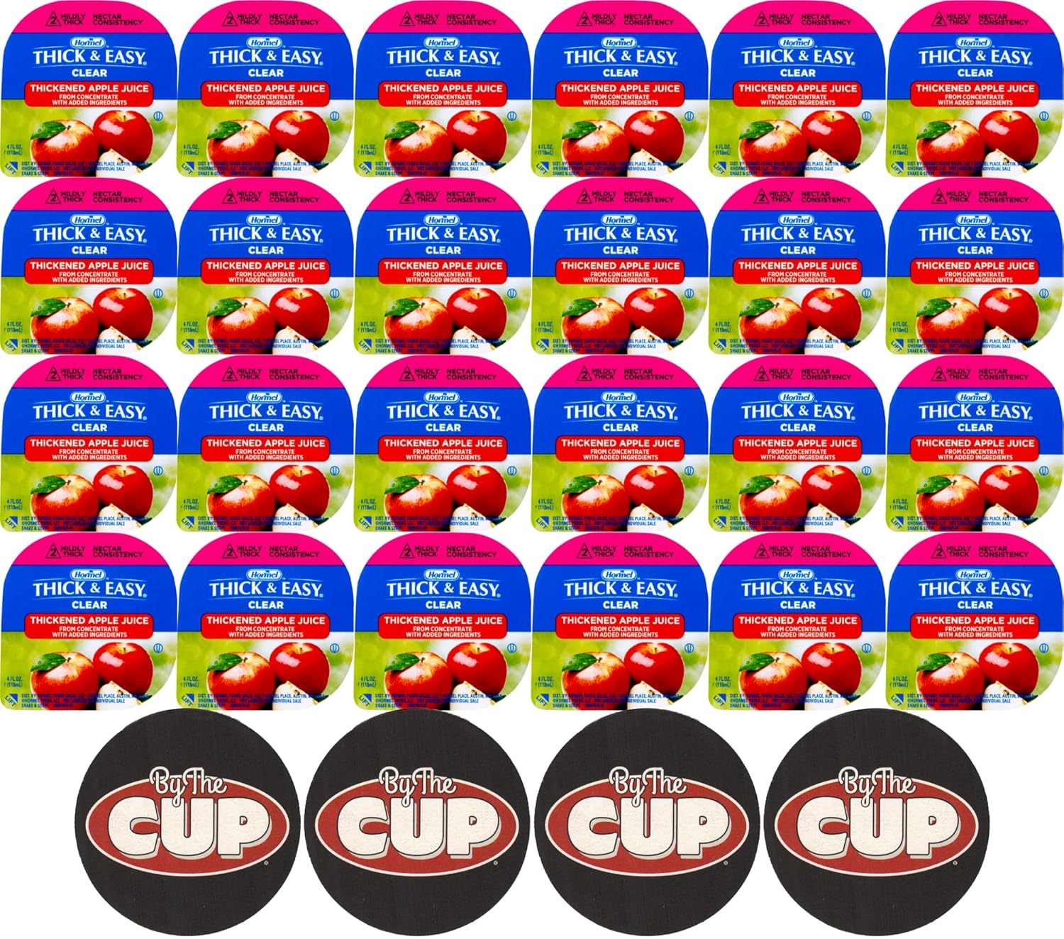 Hormel Thick & Easy Apple Juice Level 2 Nectar Beverage 24 Cups