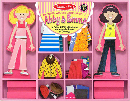 Deluxe Magnetic Dress-Up Dolls Set for Creative Play!