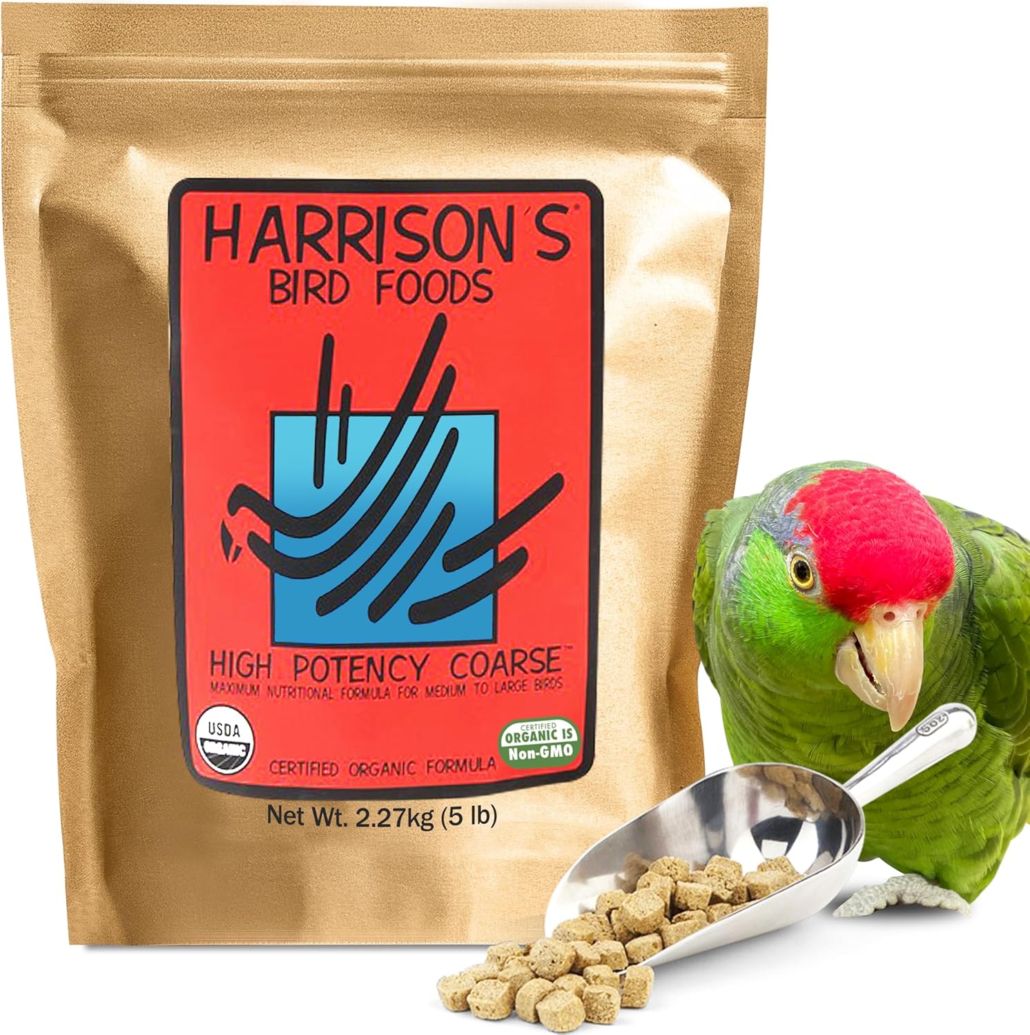 Harrison's High Potency Coarse Bird Food for Medium to Large Birds