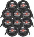 Strukture Pig Hog PHM20 10 pack 8mm Microphone XLR Mic Cable - 20ft