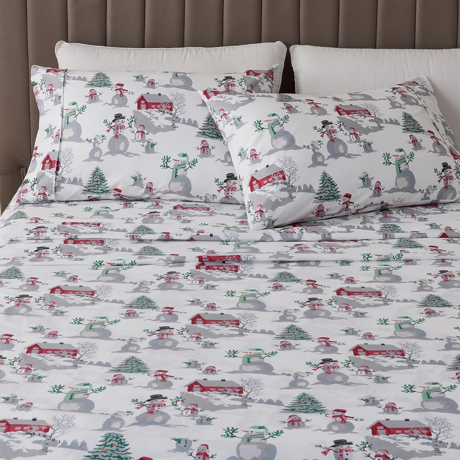 Queen Size Microfiber Sheet Set for Lodge Decor - Ultra-Soft