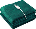 Wapaneus Foot Pocket Heated Blanket Electric Throw for Comfort