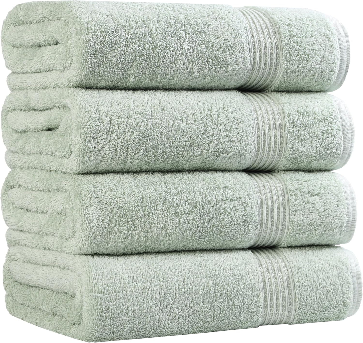 Superior Egyptian Cotton 4-Piece Bath Towel Set for Comfort