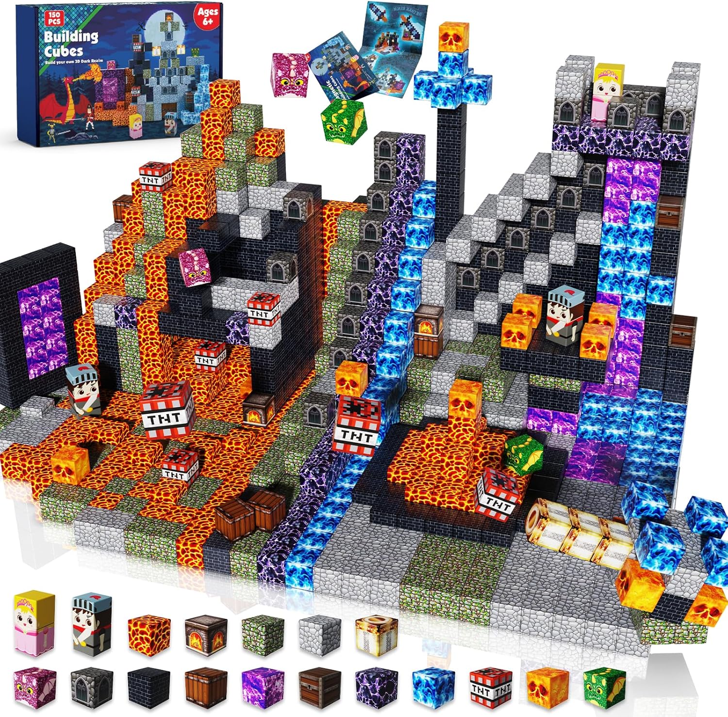 Magnetic Building Blocks Set for Creative STEM Learning Fun
