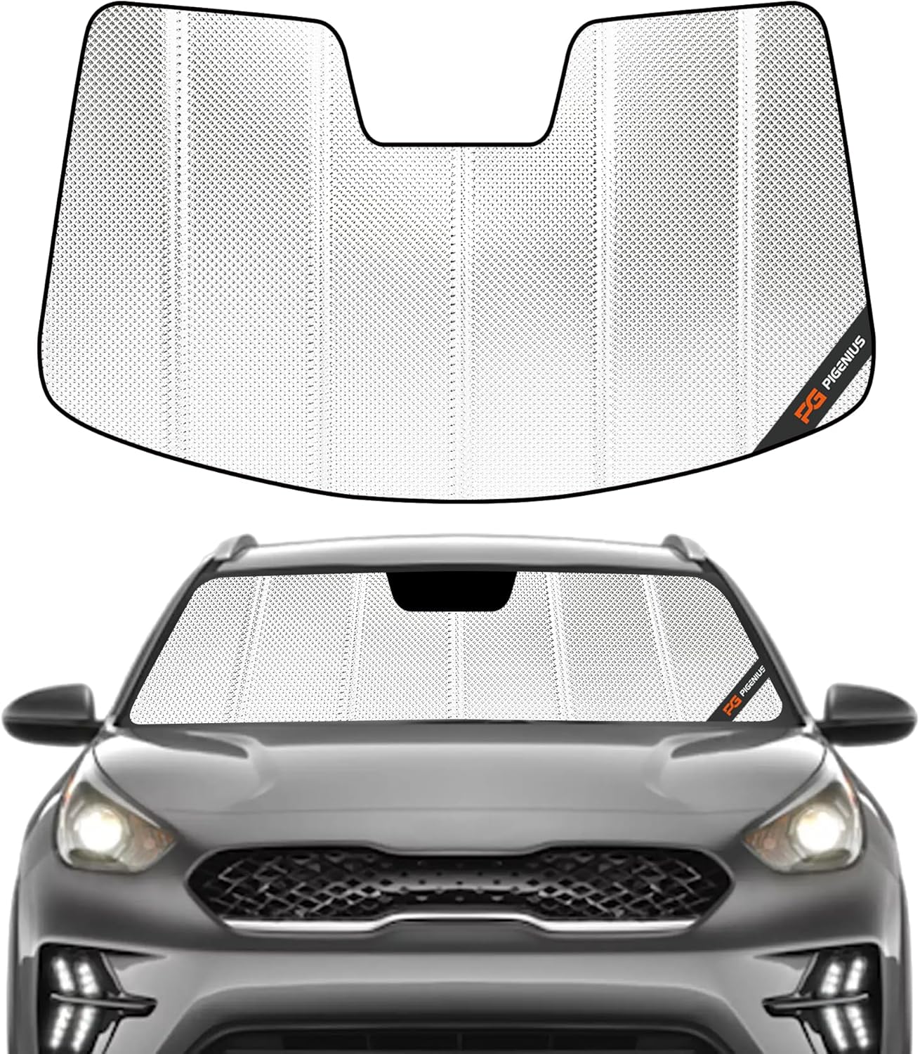 Windshield Sun Shade for Kia Niro 2017-2022 - BLAZBLOCK