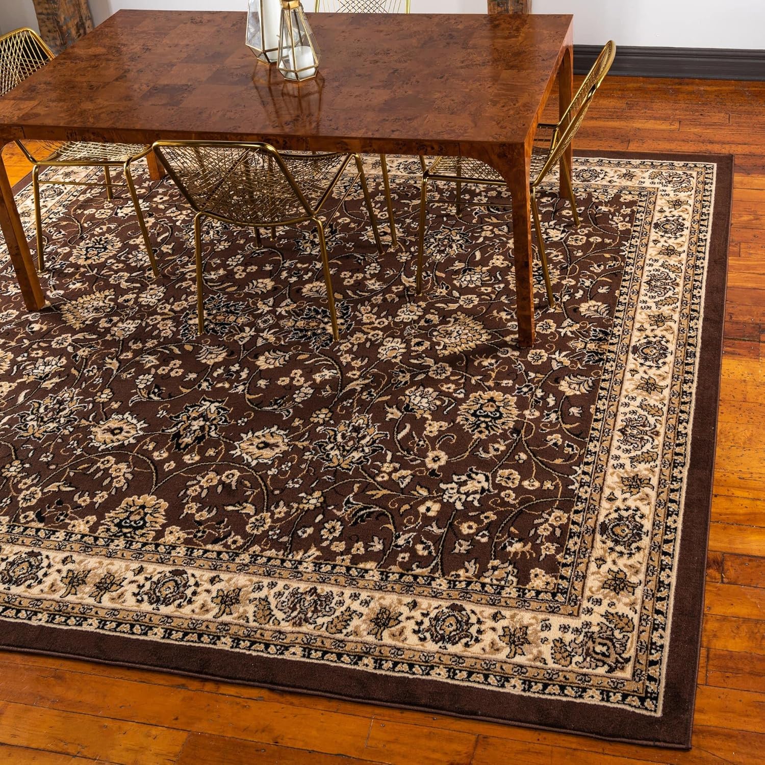 Unique Loom Sialk Hill Collection Area Rug - Stylish and Durable