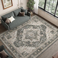 Washable Rugs 8x10 Area Rug for Living Room - Machine Washable