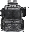 Rabjen Fishing Tackle Backpack with Rod Holders - Organized 37L Pack