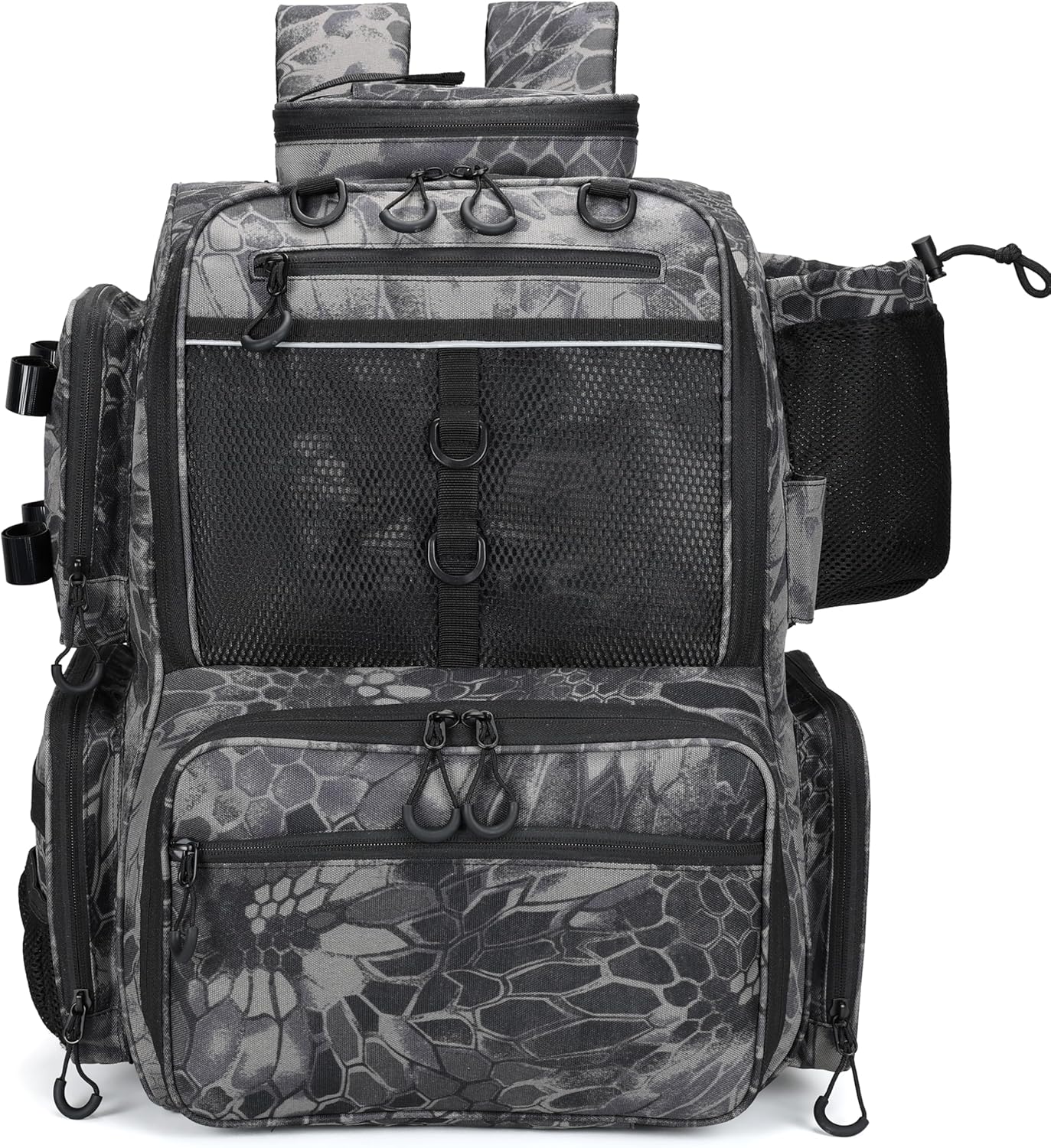 Rabjen Fishing Tackle Backpack with Rod Holders and Storage