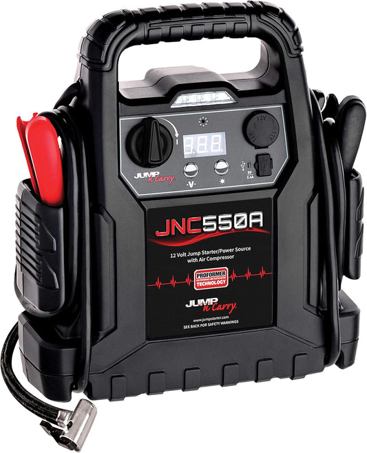 1100 Peak Amp Jump Starter + Air Compressor