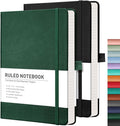 RETTACY Journaling Notebooks 2-Pack A5 Lined Journal - Durable