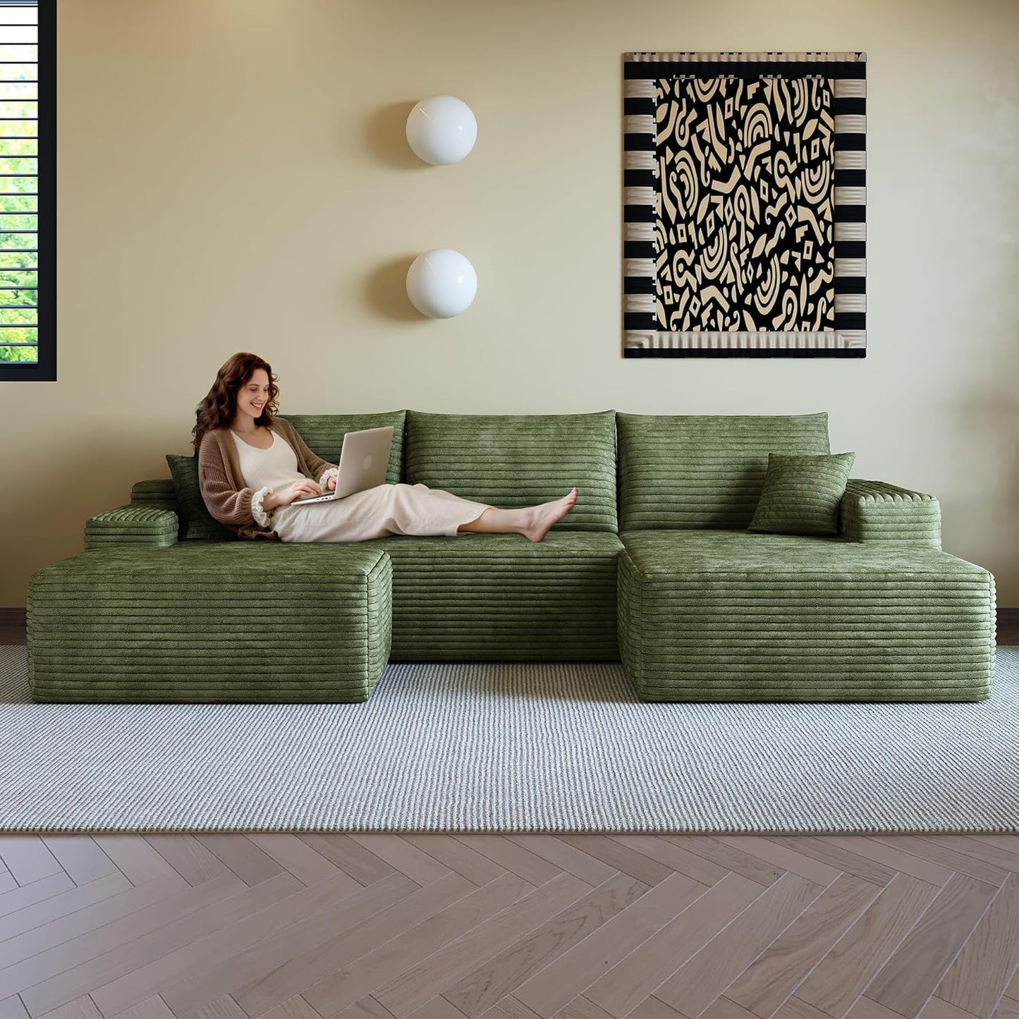 108 Sectional Couches for Living Room Modern Modular Sofa