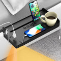 Bedside Shelf for Dorm Bunk Bed with USB and AC Outlets - Space Saver