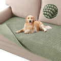 Plush Chenille Dog Bed Cover for 3 Cushion Couch - Thick, Sage