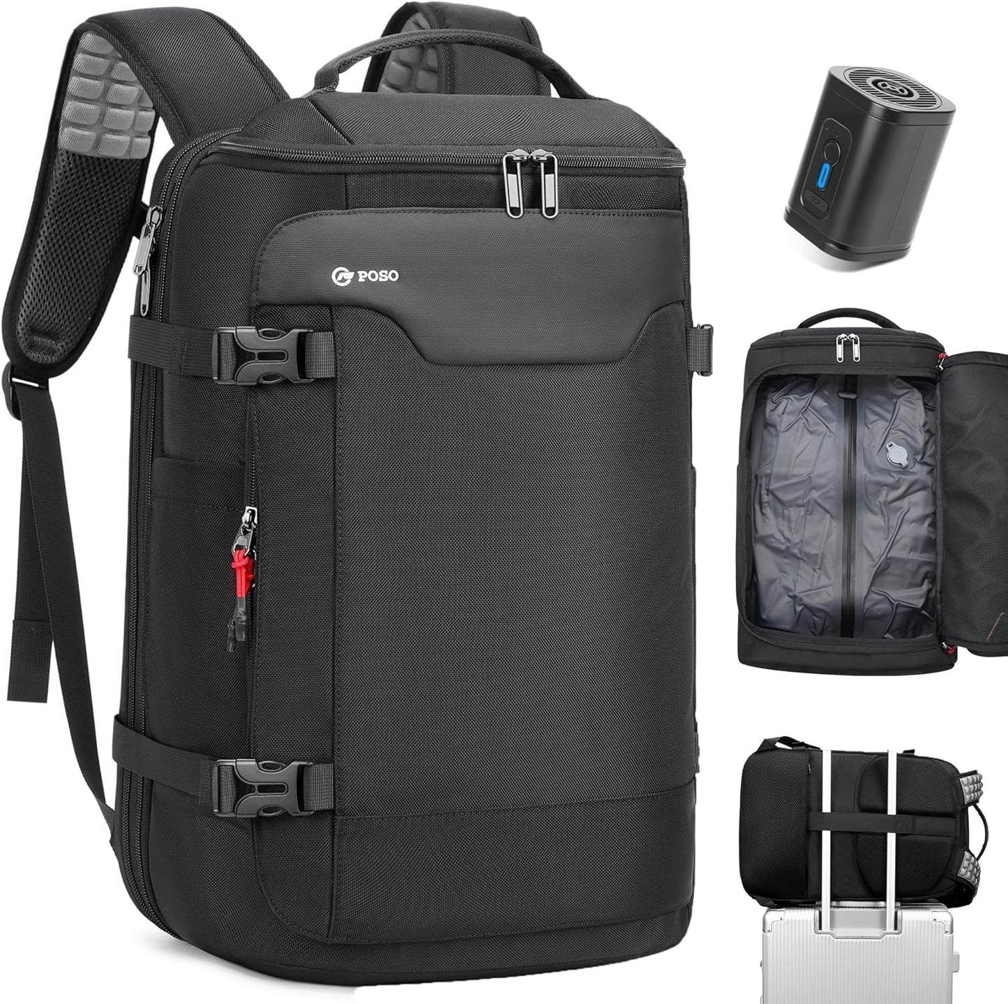 Vacuum Backpack Travel 60L Expandable Airback Compression Pack