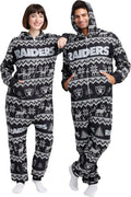 FOCO NFL Team Logo Pajamas One Piece Onsie - Warm Fan Sleepwear
