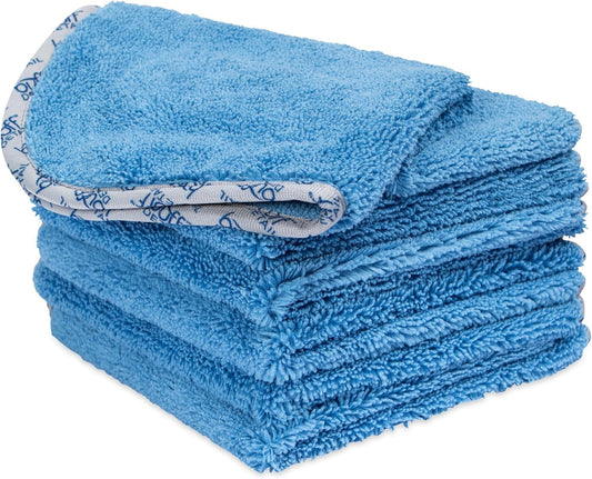 Highly Absorbent Microfiber Car Towels - 6 Pack
