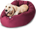 Majestic Pet 40 in Bagel Calming Dog Bed - Supportive Round Donut Bed