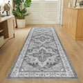 WITSHOCK Living Room Area Rug 3x10 - Washable Low Pile Runner