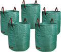 72 Gallon Garden Bags 5-Pack - Heavy Duty Yard Waste Bags