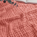 Muslin Throw Blanket 50 x 60 - Lightweight 6-Layer Cotton Comfort