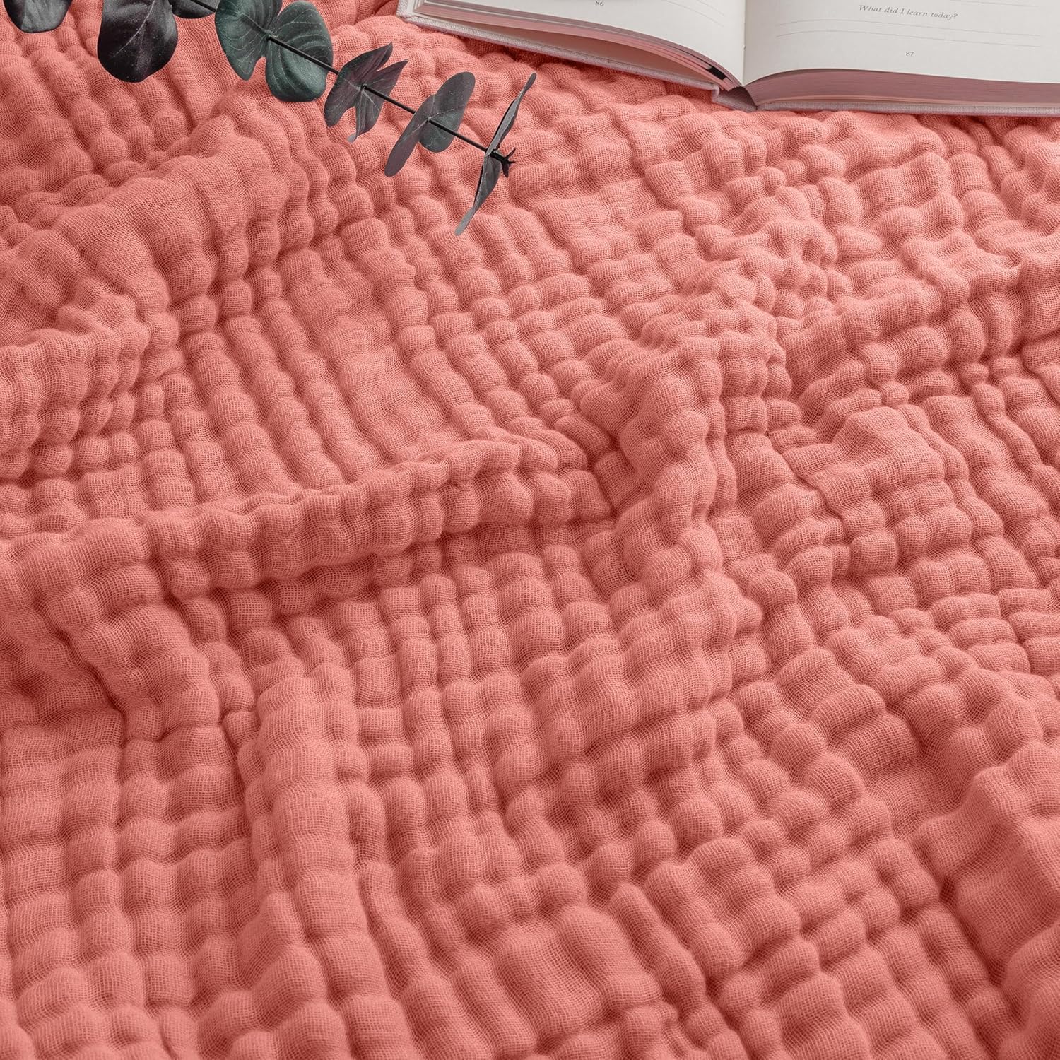 Comfy Cubs Muslin Blanket for Adults King - Soft & Breathable