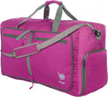 Large Foldable Duffel Bag 80L Packable Travel Duffle - Lightweight