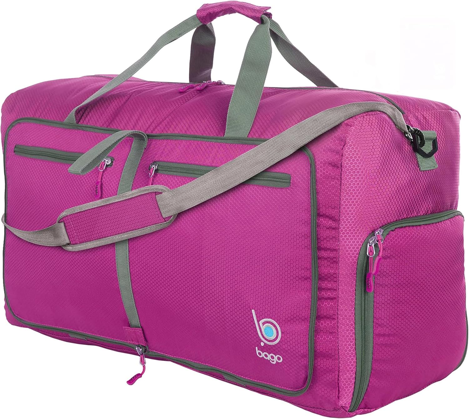 Bago Large Foldable Duffel Bag for Travel - 80L Capacity