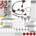 Saltwater Fishing Gear 131pcs Surf Tackle Kit - Complete Beach Set