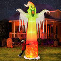 Halloween Inflatable Ghost 9 FT Yard Decoration - Lighted Outdoor Prop