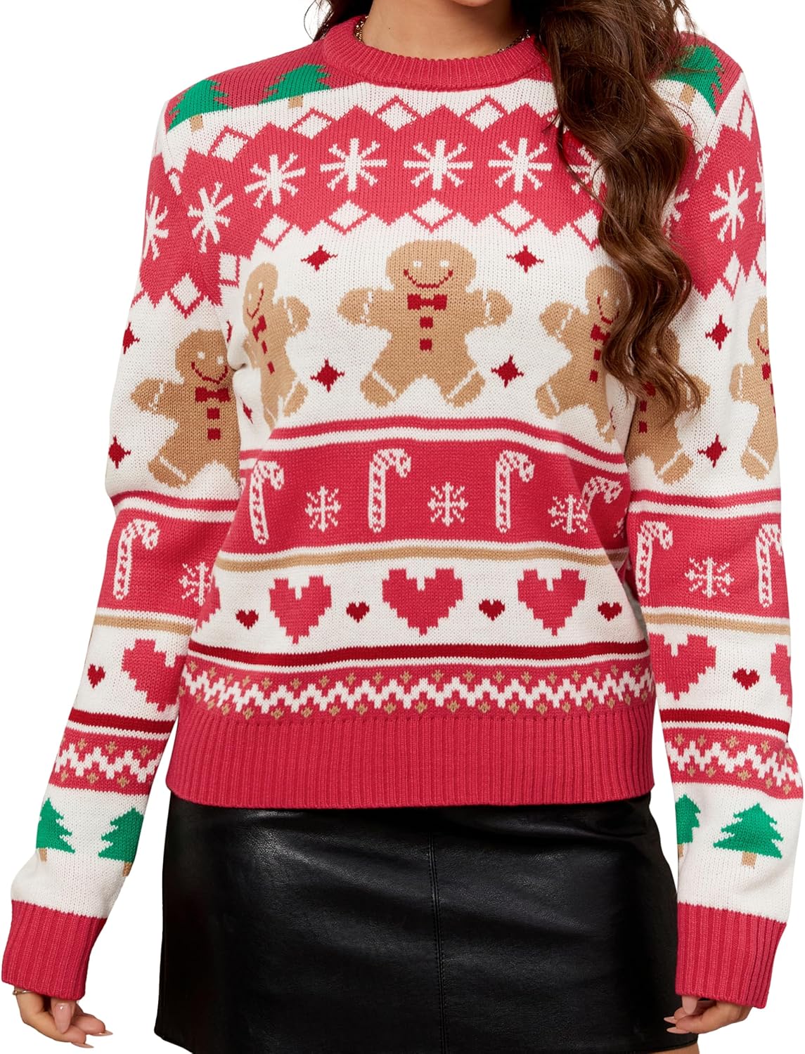 LUBOT Ugly Christmas Sweaters for Women Cute and Funny Style