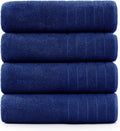 Casa Platino 100% Cotton 4 Pack Bath Towels (30in x 60in) - Extra