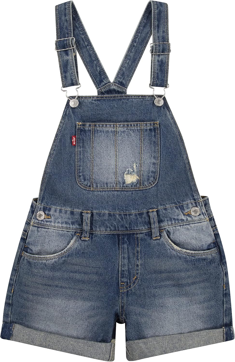 Levi's Baby-Girls Denim Shortall for Comfort and Style