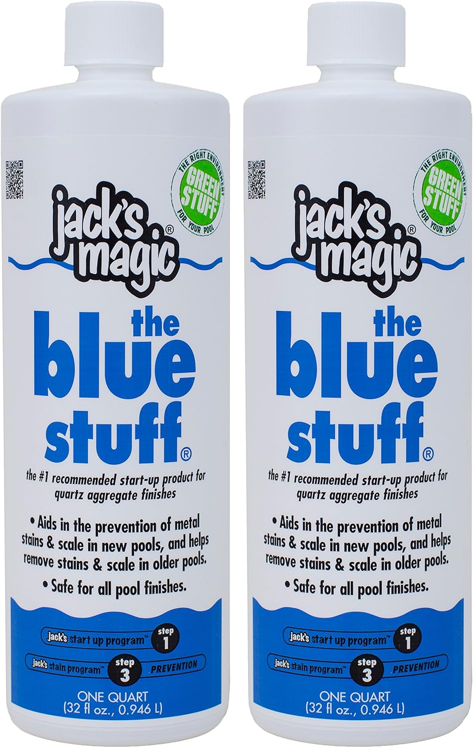 Jack's Magic The Blue Stuff for Plaster Pools - 2 Pack
