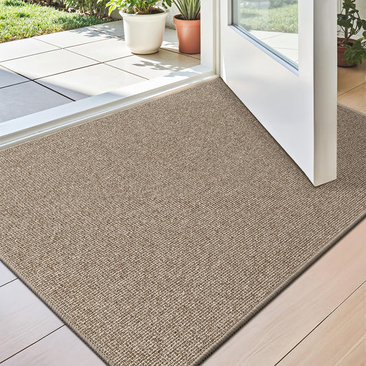 LUMI Indoor Door Mat 24x36 Ultra Thin Non-Slip Doormat