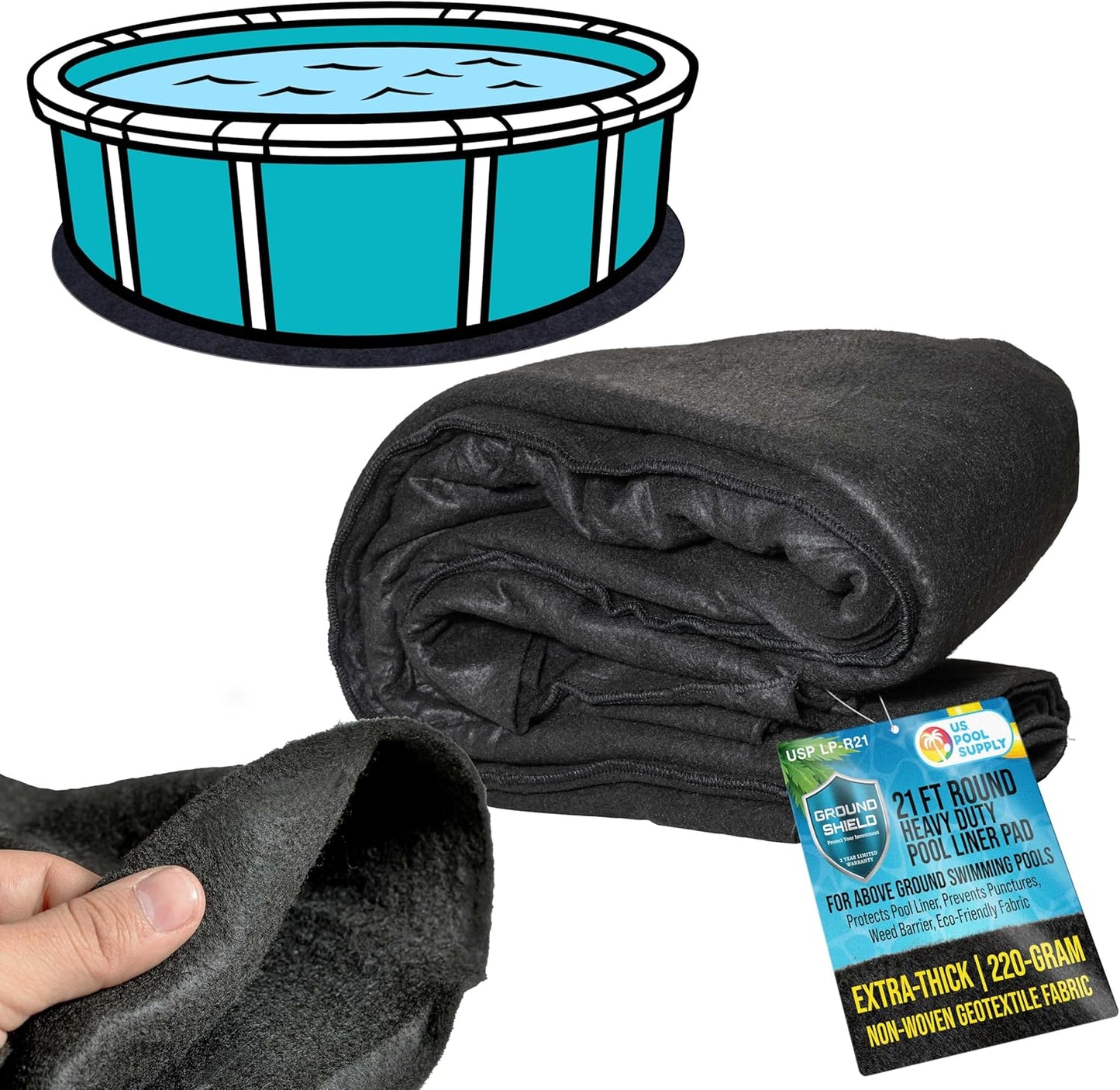Ground Shield 21-Foot Round Heavy Duty Pool Liner Pad Review