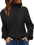 LEANI Women's Turtleneck Sweater for Stylish Fall Fashion