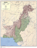 Palmetto Posters 24x31 Laminated Poster of Pakistan - Large Political
