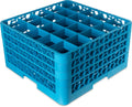 OptiClean 25 Compartment Glass Rack with 4 Extenders - Durable